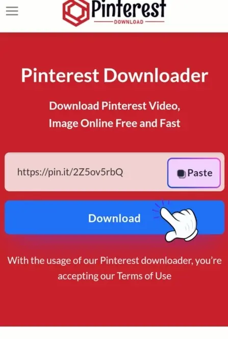 Pinterest downloader